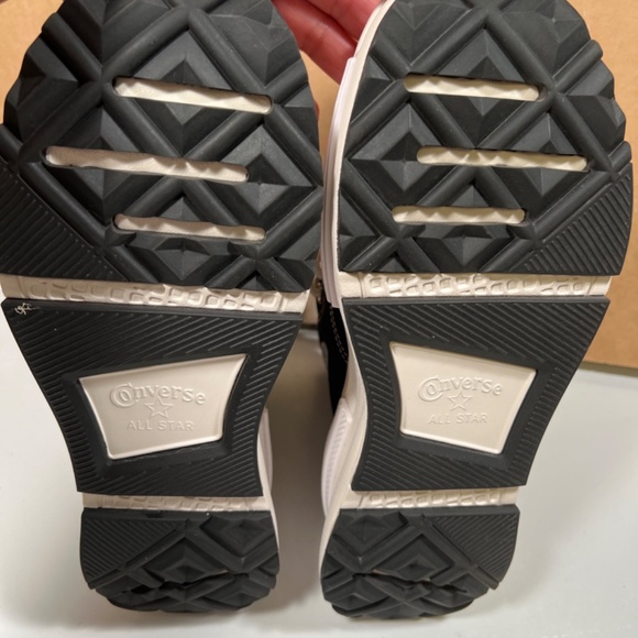 Converse Black and White High-Top Sneakers - Picture 5 of 6